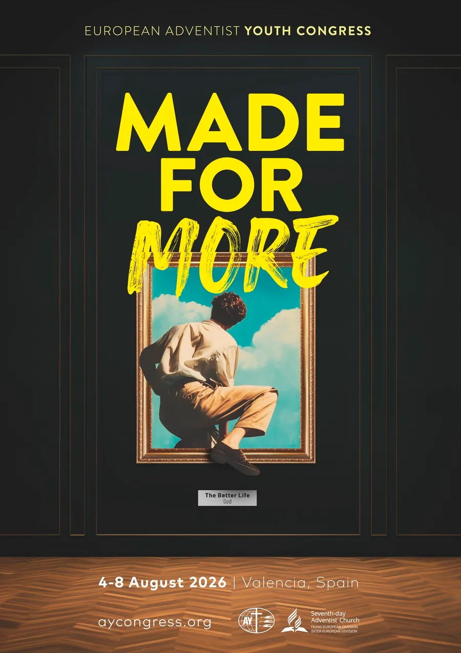 The original AYC26 'Made for More' poster provided by the client